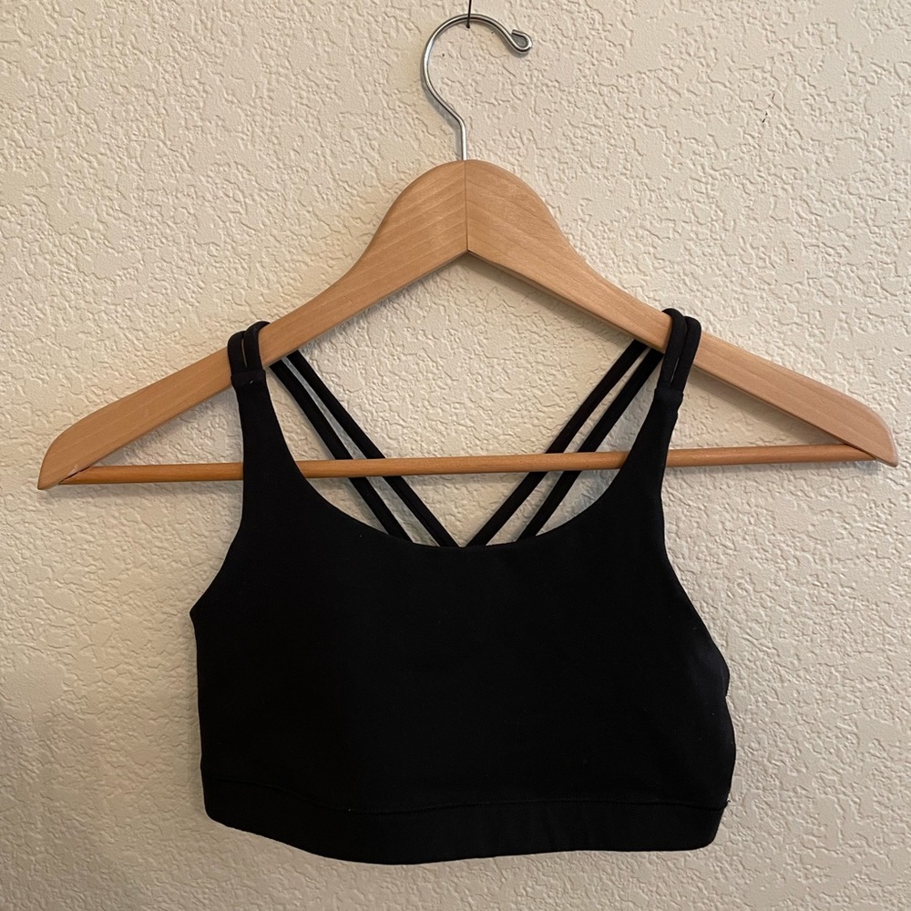 Athleta Girl Black Sports Bra: size xL/14